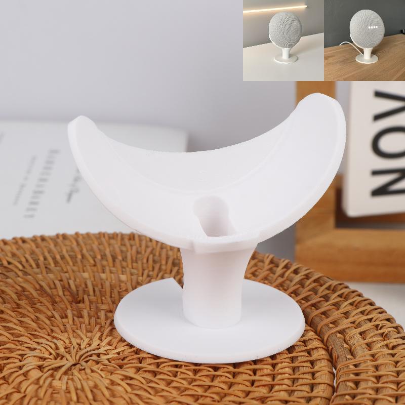 Google Speaker Nest Audio - Y-1/2 個 Google Nest/Home Mini スマートスピーカースタンドミニ音声アシスタントコンパクトホルダーデスクトップストレージスタンドオーガナイザー