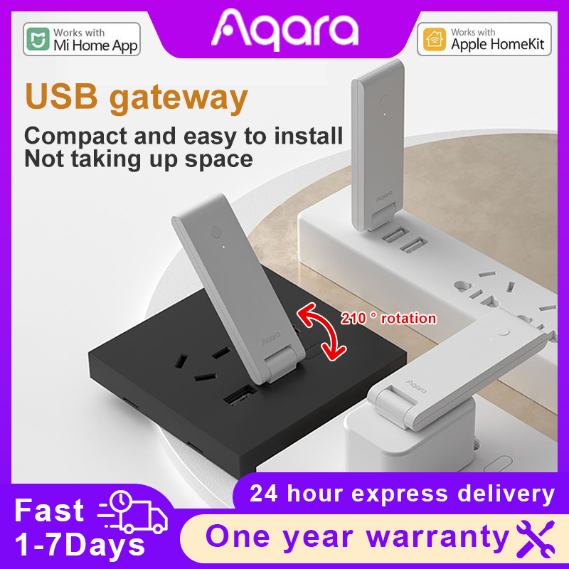 Xiaomi Hub Mijia Hub - Aqara E1ゲートウェイ ZigbeeスマートホームUSBポートミニハブ ワイヤレス接続 リモートアプリコントロール Xiaomi