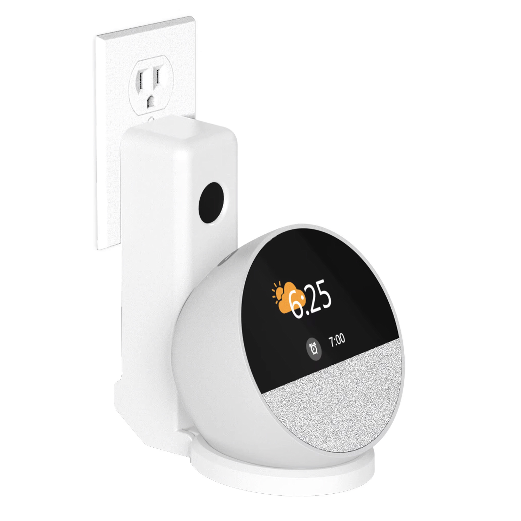 Amazon Speaker Echo Pop - Echo Dot Gen 5用ウォールマウント | 省スペースのケーブル管理、子供やペットに安全な設計