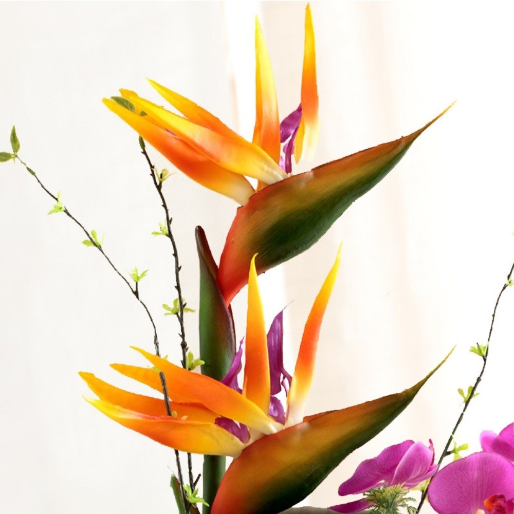 長い茎の人工バードオブパラダイス、本物のような質感の装飾用フ - Bird Paradise Strelitzia のレビューと価格