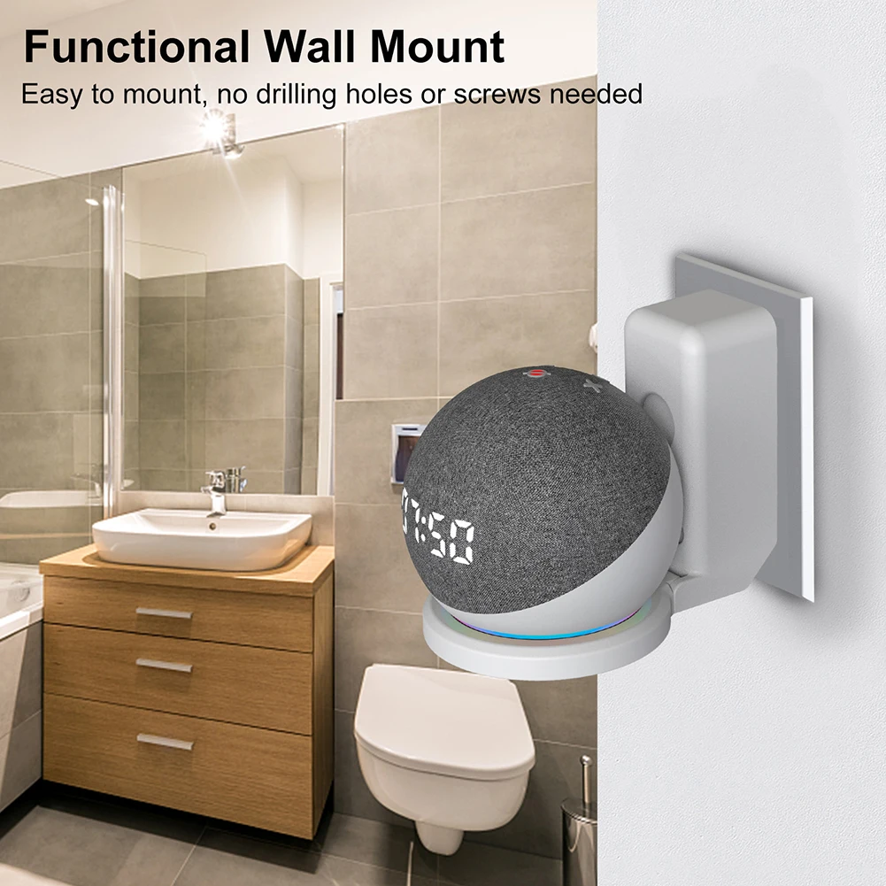 プラスチック製スピーカーウォールマウント,ケーブル管理,省ス - Amazon Speaker Echo Dot 5 のレビューと価格