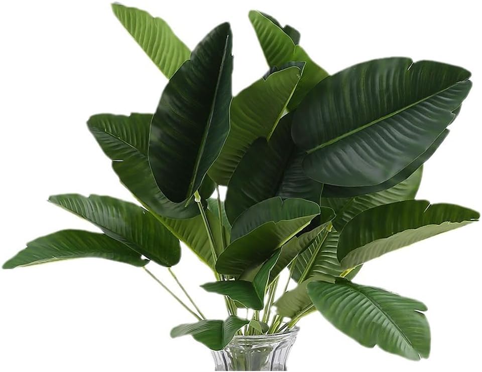 人工極楽鳥植物 2 個 17 インチ トロピカル リーフ フ - Bird Paradise Strelitzia のレビューと価格