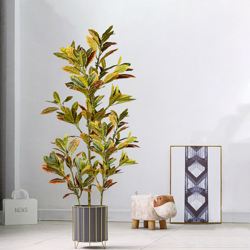 120 センチメートル大偽フィカスツリー人工熱帯ゴム植物プラ - Ficus Lyrata Tree のレビューと価格