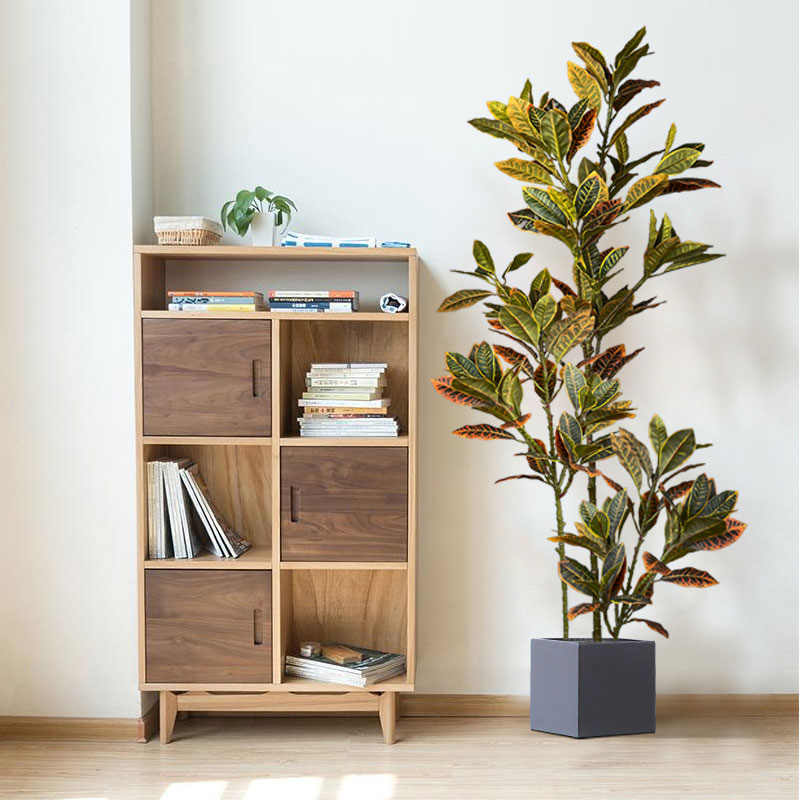 120 センチメートル大偽フィカスツリー人工熱帯ゴム植物プラ - Ficus Lyrata Tree のレビューと価格