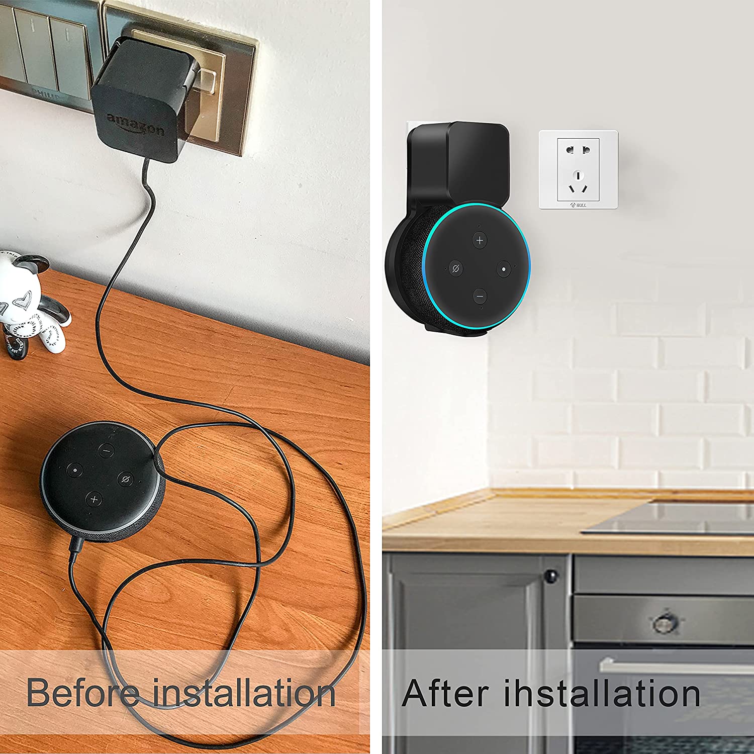 Echo Dot ウォールマウントホルダー、スピーカーハンガ - Amazon Speaker Echo Pop のレビューと価格