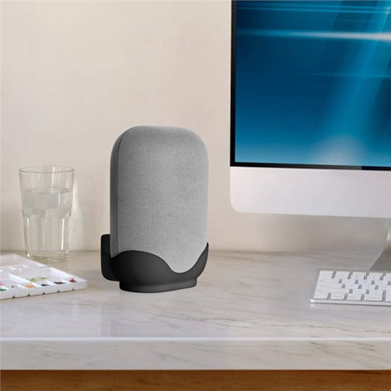 省スペーススマートスピーカー頑丈な黒の壁棚ホルダー Goog - Google Speaker Nest Audio のレビューと価格