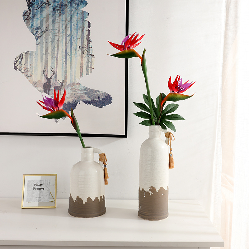 2個入り 人工ストレリチア フェイクフラワー バードオブパラ - Bird Paradise Strelitzia のレビューと価格