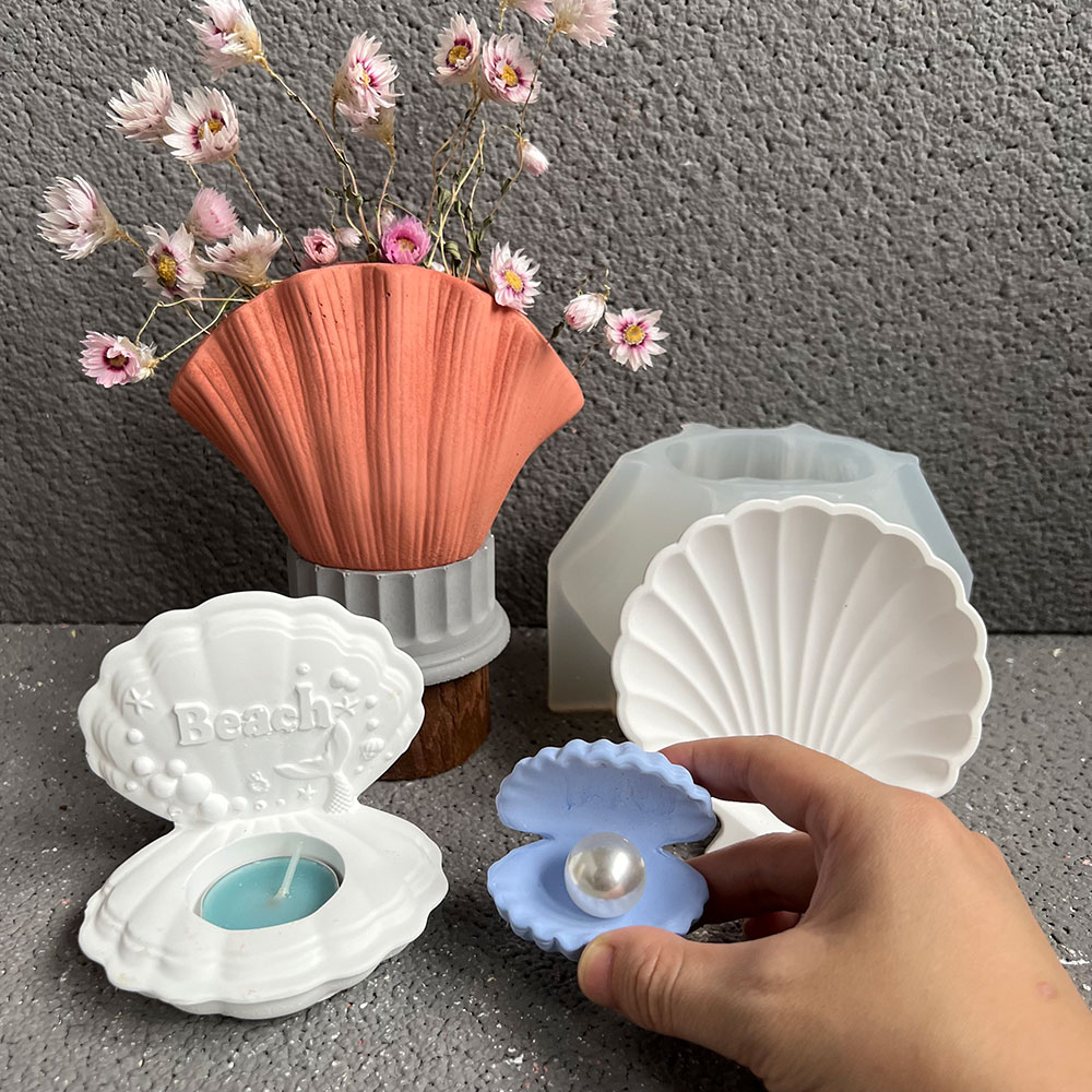 カヌー型収納ボックスシリコーン金型 DIY シェル巻貝キャン - Echeveria Succulent のレビューと価格