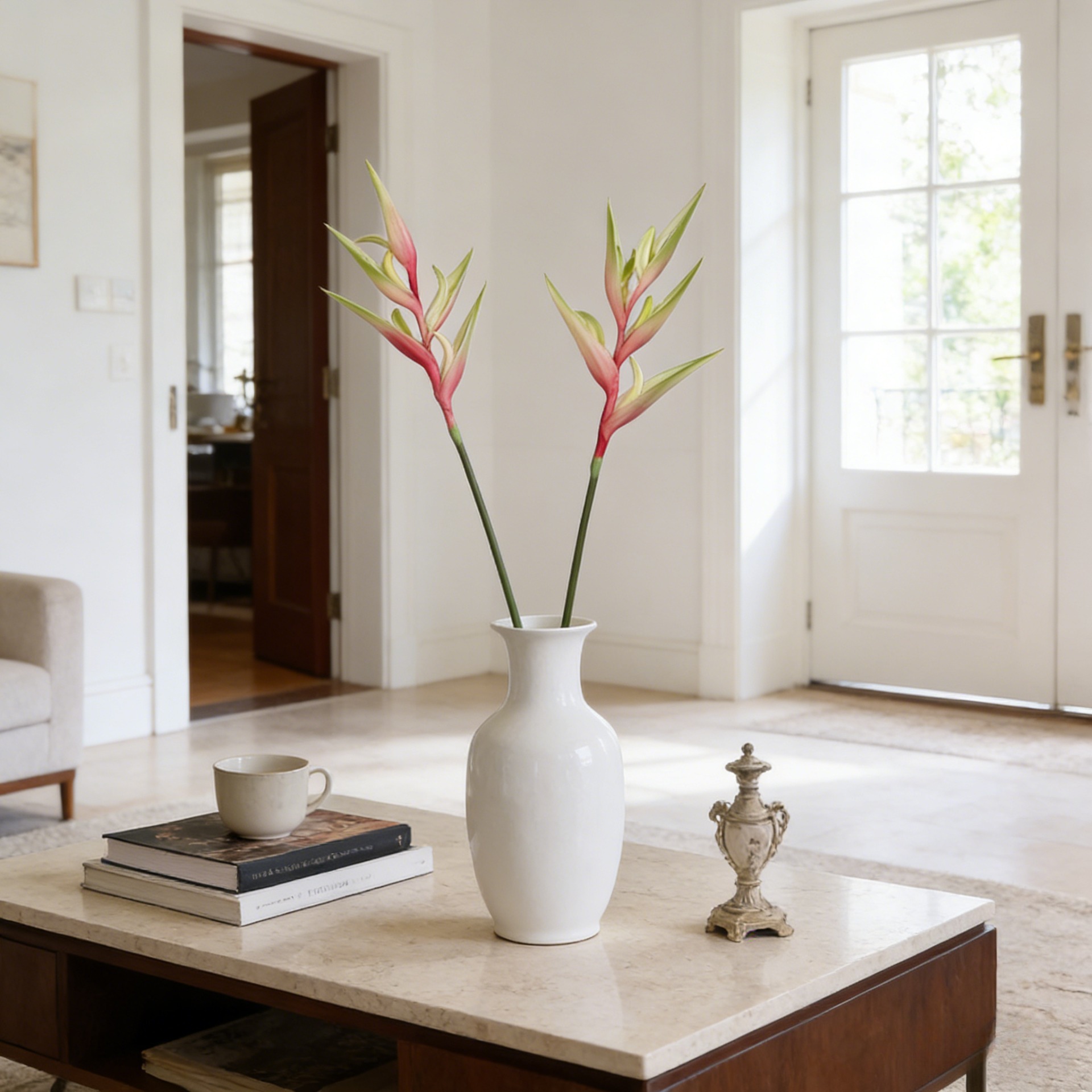 36.6インチの人工極楽鳥花（ストレリチア）植物、家庭、結婚 - Bird Paradise Strelitzia のレビューと価格