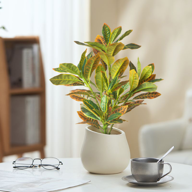 24-41 センチメートル人工植物偽フィカスの木熱帯ガジュマ - Ficus Lyrata Tree のレビューと価格
