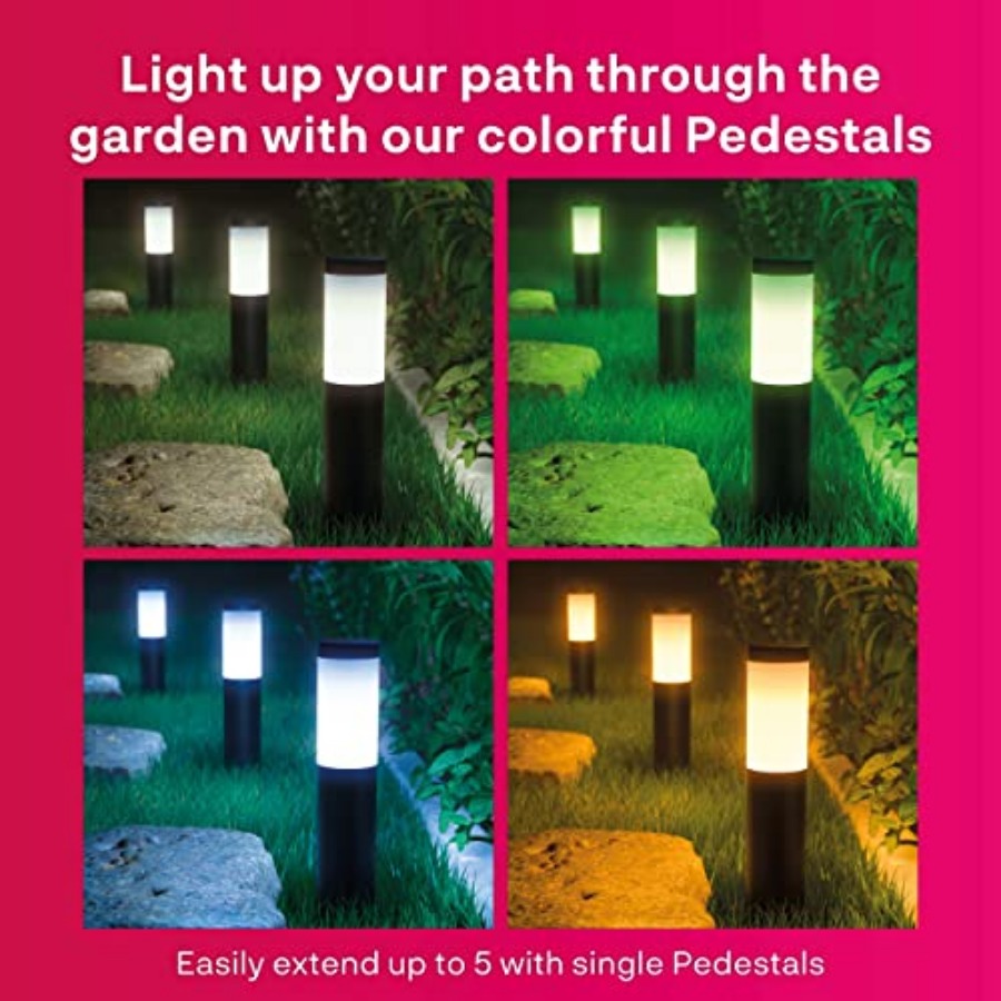 innr スマート屋外照明 カラーパスウェイライト Phil - Philips Light Hue Color のレビューと価格